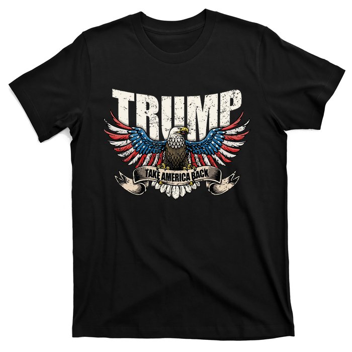 Trump 2024 Flag Take America Back T-Shirt