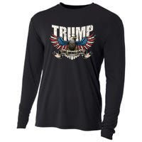 Trump 2024 Flag Take America Back Cooling Performance Long Sleeve Crew