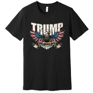 Trump 2024 Flag Take America Back Premium T-Shirt