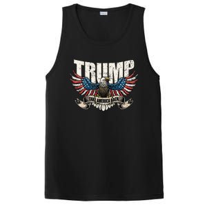 Trump 2024 Flag Take America Back PosiCharge Competitor Tank