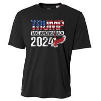 Trump 2024 Flag Take America Back 4th Of July Trump 2024 Cooling Performance Crew T-Shirt