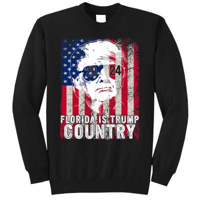 Trump 2024 Florida Trump Country American Flag Election Sweatshirt