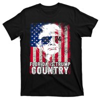 Trump 2024 Florida Trump Country American Flag Election T-Shirt