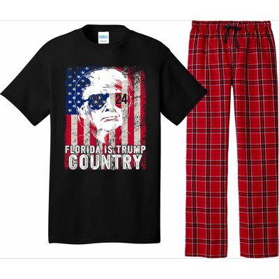 Trump 2024 Florida Trump Country American Flag Election Pajama Set