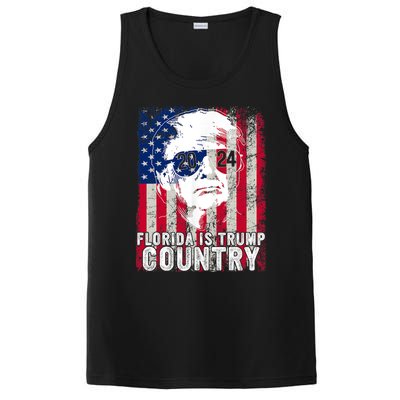 Trump 2024 Florida Trump Country American Flag Election PosiCharge Competitor Tank