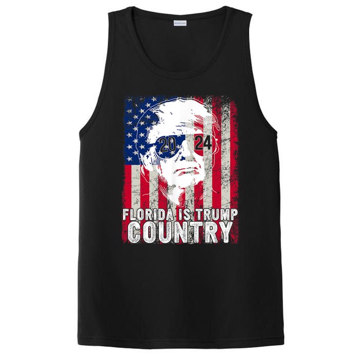 Trump 2024 Florida Trump Country American Flag Election PosiCharge Competitor Tank