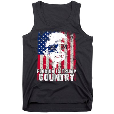 Trump 2024 Florida Trump Country American Flag Election Tank Top