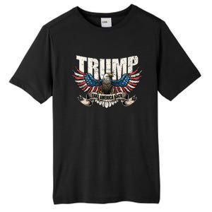 Trump 2024 Flag Take America Donald Trump Tall Fusion ChromaSoft Performance T-Shirt