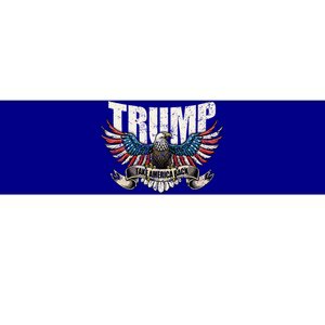 Trump 2024 Flag Take America Donald Trump Bumper Sticker