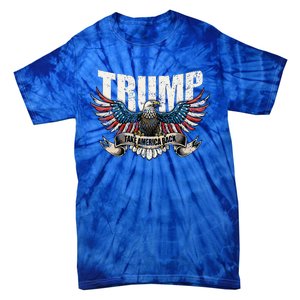 Trump 2024 Flag Take America Donald Trump Tie-Dye T-Shirt