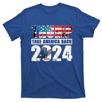 Trump 2024 Flag Take America Back 4th Of July Trump 2024 T-Shirt