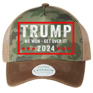 Trump 2024 Flag Victory J.D.Vance President 47 Trump Won Legacy Tie Dye Trucker Hat