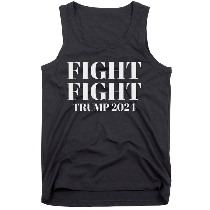 Trump 2024 Fight President Election Bold Design Tank Top