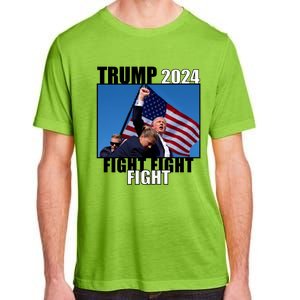 Trump 2024 Fight Fight Fight Assassination Attempt Fist Maga Adult ChromaSoft Performance T-Shirt