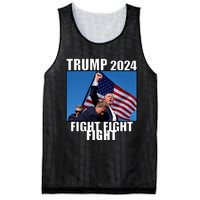 Trump 2024 Fight Fight Fight Assassination Attempt Fist Maga Mesh Reversible Basketball Jersey Tank