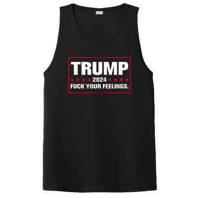 Trump 2024 Fuck Your Feelings PosiCharge Competitor Tank