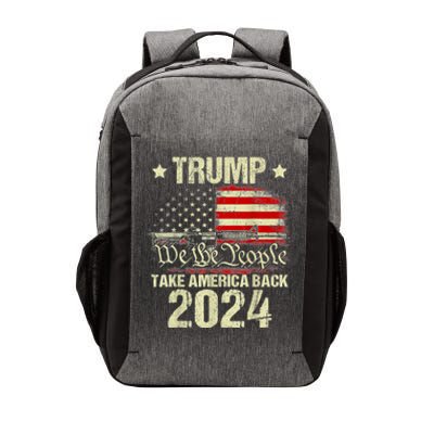 Trump 2024 Flag Take America Back 4th Of July Trump 2024 Vector Backpack