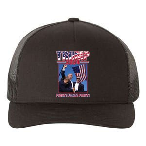 Trump 2024 Fight Fight Fight Yupoong Adult 5-Panel Trucker Hat