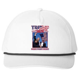 Trump 2024 Fight Fight Fight Snapback Five-Panel Rope Hat