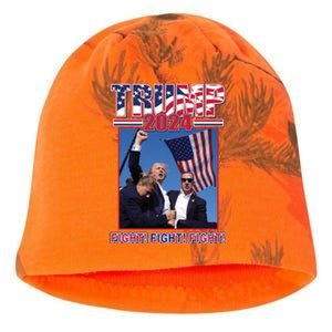 Trump 2024 Fight Fight Fight Kati - Camo Knit Beanie