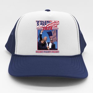 Trump 2024 Fight Fight Fight Trucker Hat