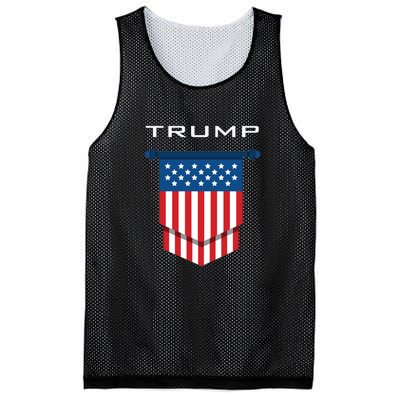 Trump 2024 Flag Take America Back Mesh Reversible Basketball Jersey Tank