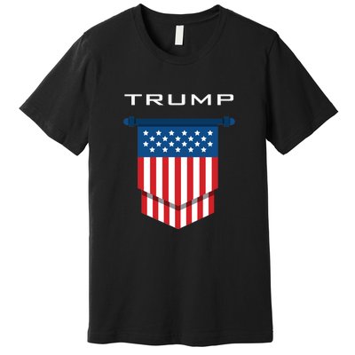 Trump 2024 Flag Take America Back Premium T-Shirt