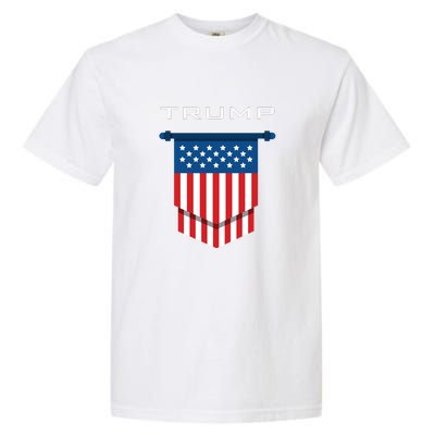 Trump 2024 Flag Take America Back Garment-Dyed Heavyweight T-Shirt