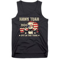 Trump 2024 Flag Funny Hawk Tush Middle Finger 24 Vote Trump Tank Top Tank Top