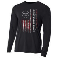 Trump 2024 Fight Fight Fight Trump President Election 2024 Cooling Performance Long Sleeve Crew