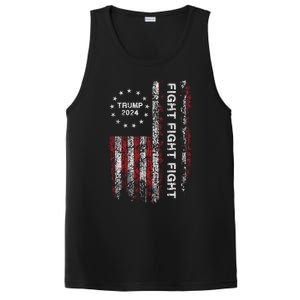 Trump 2024 Fight Fight Fight Trump President Election 2024 PosiCharge Competitor Tank