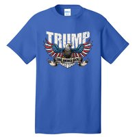 Trump 2024 Flag Take America Back Women Donald Trump Tall T-Shirt