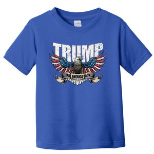 Trump 2024 Flag Take America Back Women Donald Trump Toddler T-Shirt