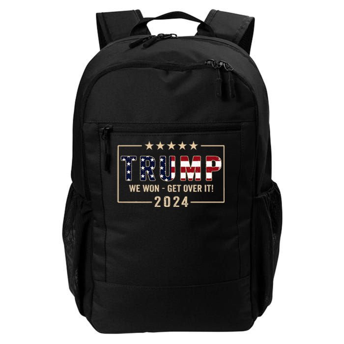 Trump 2024 Flag Victory J.D.Vance President 47 Trump Won Daily Commute Backpack