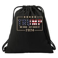 Trump 2024 Flag Victory J.D.Vance President 47 Trump Won Drawstring Bag