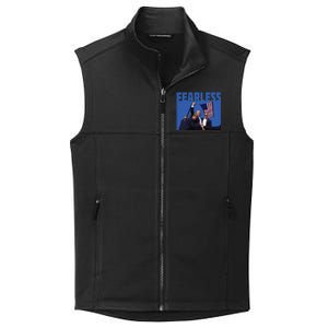 Trump 2024 Fearless Republican Usa Collective Smooth Fleece Vest