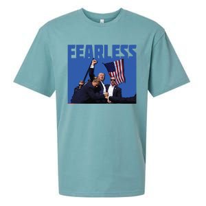 Trump 2024 Fearless Republican Usa Sueded Cloud Jersey T-Shirt