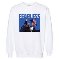 Trump 2024 Fearless Republican Usa Garment-Dyed Sweatshirt