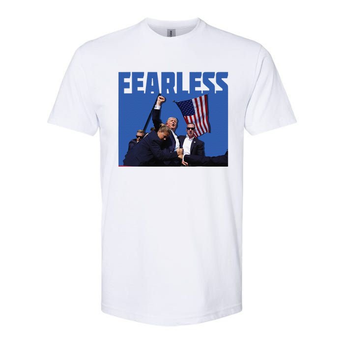 Trump 2024 Fearless Republican Usa Softstyle CVC T-Shirt