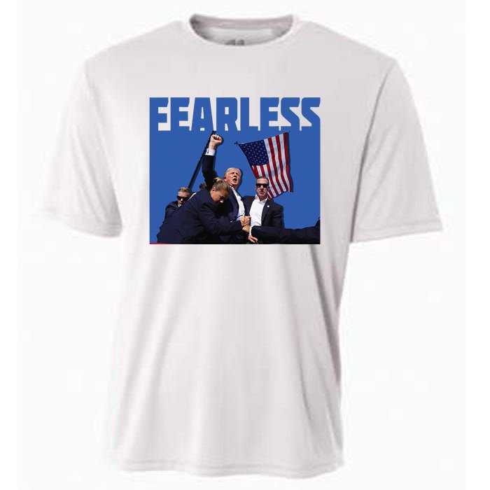 Trump 2024 Fearless Republican Usa Cooling Performance Crew T-Shirt