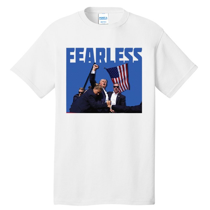 Trump 2024 Fearless Republican Usa Tall T-Shirt