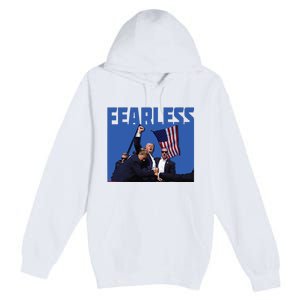 Trump 2024 Fearless Republican Usa Premium Pullover Hoodie