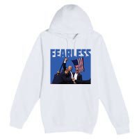 Trump 2024 Fearless Republican Usa Premium Pullover Hoodie