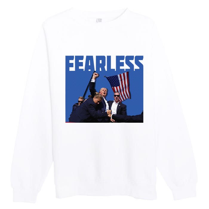 Trump 2024 Fearless Republican Usa Premium Crewneck Sweatshirt