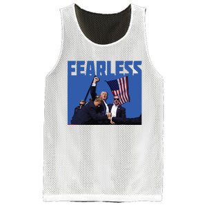 Trump 2024 Fearless Republican Usa Mesh Reversible Basketball Jersey Tank