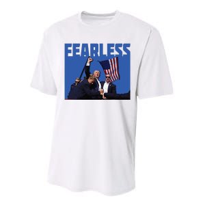 Trump 2024 Fearless Republican Usa Performance Sprint T-Shirt