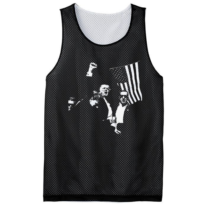 Trump 2024 Fear Not American Hero Fight Fight Fight Maga Mesh Reversible Basketball Jersey Tank