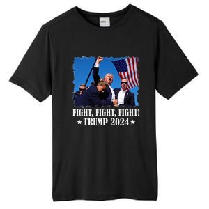 Trump 2024 Fight Fight Fight Trump 2024 Survives Rally Tall Fusion ChromaSoft Performance T-Shirt