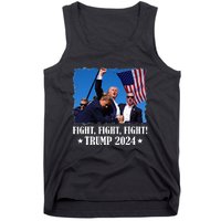 Trump 2024 Fight Fight Fight Trump 2024 Survives Rally Tank Top