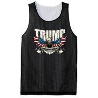 Trump 2024 Flag Take America Back Donald Trump Mesh Reversible Basketball Jersey Tank